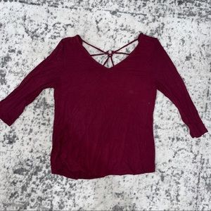 PAPERMOON Back Detail Knit Top